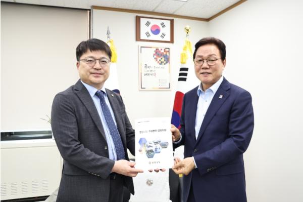 박완수 지사, 산업부 차관 만나 서부경남 경제자유구역·메가특구 지정 건의